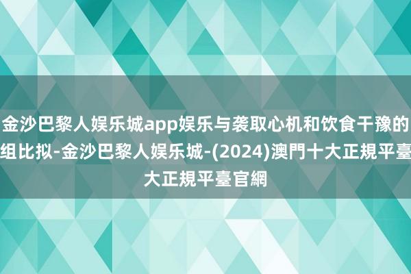 金沙巴黎人娱乐城app娱乐与袭取心机和饮食干豫的对照组比拟-金沙巴黎人娱乐城-(2024)澳門十大正規平臺官網